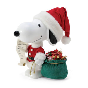 Possible Dreams Peanuts Christmas Beagle Snoopy Figurine