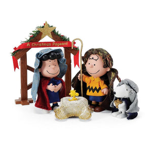 Possible Dreams Peanuts Christmas Pageant 5 Piece Figurine Set
