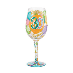 Lolita Wine Glass Happy 30th Birthday