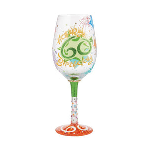 Lolita Wine Glass Happy 60th Birthday