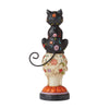 Jim Shore Day of the Dead Black Cat and Skull Figurine