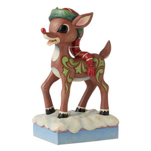 Jim Shore Rudolph with Long Hat Figurine