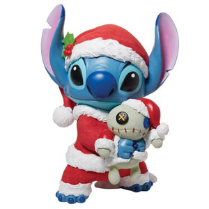 Disney Showcase Big Santa Stitch Figurine 15"