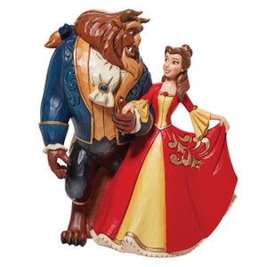 Disney Jim Shore Beauty and the Beast Princess Belle's Enchanted Christmas Figurine