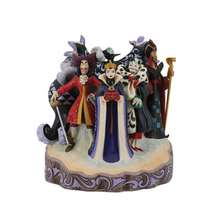 Jim Shore Disney Traditions Villains Carved by Heart Figurine