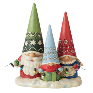 Jim Shore Gnome Family of Three "Together for Christmas" Figurine
