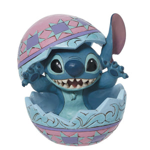 Jim Shore Disney An Alien Hatched Stitch Inside Easter Egg Figurine