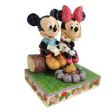 Jim Shore Disney Traditions Mickey & Minnie Campfire Figurine
