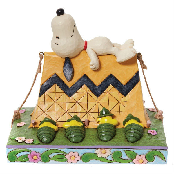 snoopy tent Peanuts & Woodstock Camping Figurine by Jim Shore 6011952 Aufbewahrungsfrist-Kontoauszüge ist gesetzlich variabel stargazer Maat:M inches long