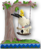 Jim Shore Peanuts Snoopy and Woodstock A Sweet Swing Hallmark Exclusive Figurine