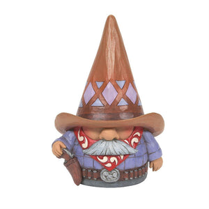 Jim Shore Heartwood Creek Gnome on the Range Western Cowboy Gnome Figurine