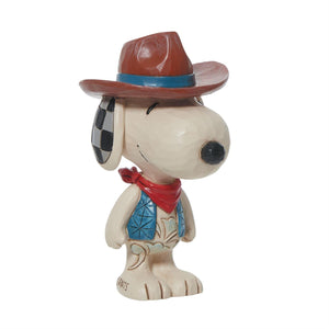 Jim Shore Peanuts Snoopy Cowboy Mini Figurine