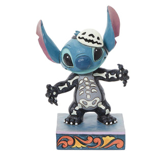 Jim Shore Disney Traditions Lilo and Stitch "Spooky Experiment" Glows in the Dark!