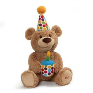 GUND Happy Birthday Animated Teddy 12" Stuffed Plush