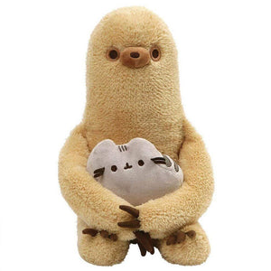 Gund Pusheen with Sloth 13" Plush Stuffed Animal, Set of 2