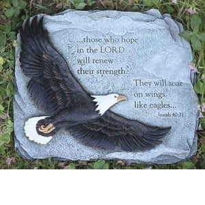 11" Soar On Wings Like Eagles Stepping Stone