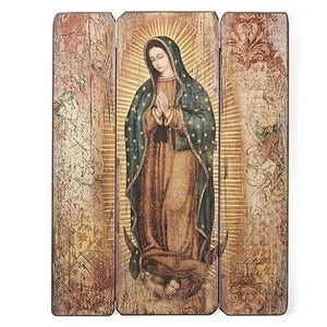 Our Lady of Guadalupe Wood Panel by Joseph Studio