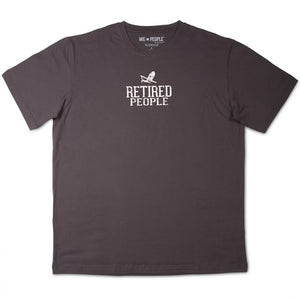 Retired People Charcoal Unisex T-shirt