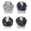Holiday Theme Santa, Reindeer, Snowman, Gingerbreadman Infiniity Scarf