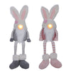 17" Easter Bunny Gnome Plush with LED Light Up Nose