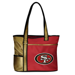 San Francisco 49ers Carryall Tote Bag with Embroidered Logo