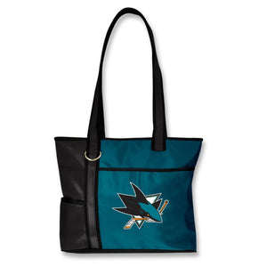 San Jose Sharks Carryall Tote Bag with Embroidered Logo