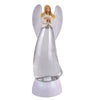 10.5" Color Changing LED Light Up Glitter Swirling Angel Holding Star10.5" Color Changing LED Light Up Glitter Swirling Angel Holding Star