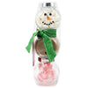 Snowman Hot Cocoa Kit with Marshmallow, Peppermint Candy, and Cocoa Mix