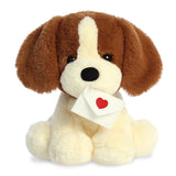 8.5" Sweety Dog with Love Letter Valentine Stuffed Plush