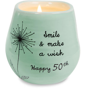 Happy 50th Birthday Soy Wax Candle 8 oz.