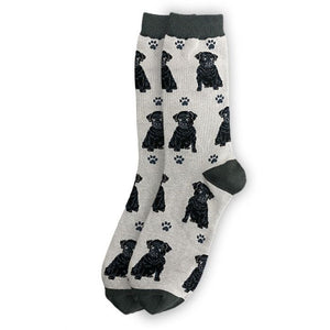 Pug black Dog Happy Tails Socks