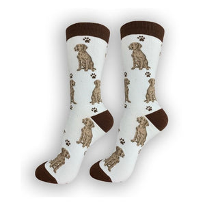 Weimaraner Dog Happy Tails Socks