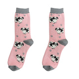 Black & White Shih Tzu Dog Happy Tails Socks