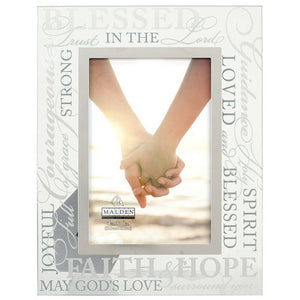 Malden Blessed Glass 4"x6" Photo Frame 