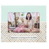 Malden Happiness is Having You for My Aunt Laser Cut 4"x6" Photo Frame, Mint Beige