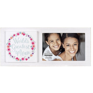 World's Greatest Mom Picture Frame Holds 4" x 6" Photo