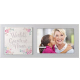 Malden World's Greatest Nana Floral 4"x6" Photo Frame