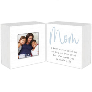 Malden Mom Always My Mother Forever My Friend Platform Letter Picture Frame Holds 2" x 3" Photo