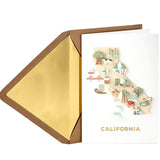 Hallmark California State 3-Dimensional Signature Greeting Card