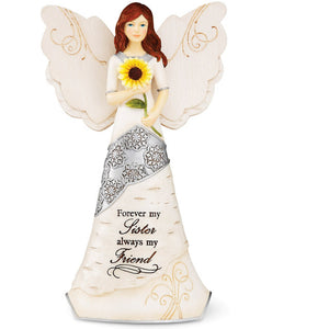 Forever My Sister Always My Friend Angel Figurine 6.5"