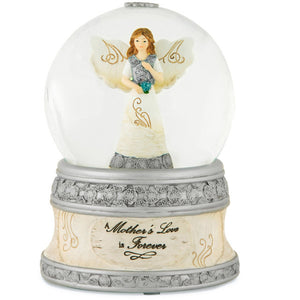 Mother's Love is Forever Angel Water Globe 