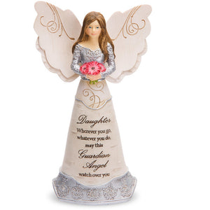 Daughter Guardian Angel Watch Over You Figurine 6"