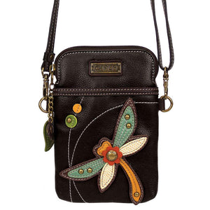 CHALA CELLPHONE CROSSBODY HANDBAG DRAGONFLY