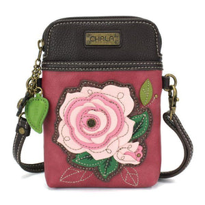 Chala Cellphone Crossbody Handbag PINK ROSE