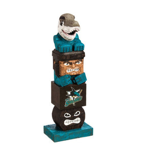 San Jose Sharks Mascot Tiki Totem Garden Statue