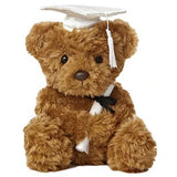 Aurora Wagner Graduation Bear White 8.5"