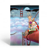 Lost in the San Francisco Fog Boxed Christmas Cards Pack of 18