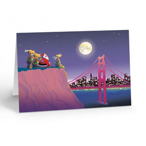 San Francisco City View Boxed Christmas Cards Pack of 18