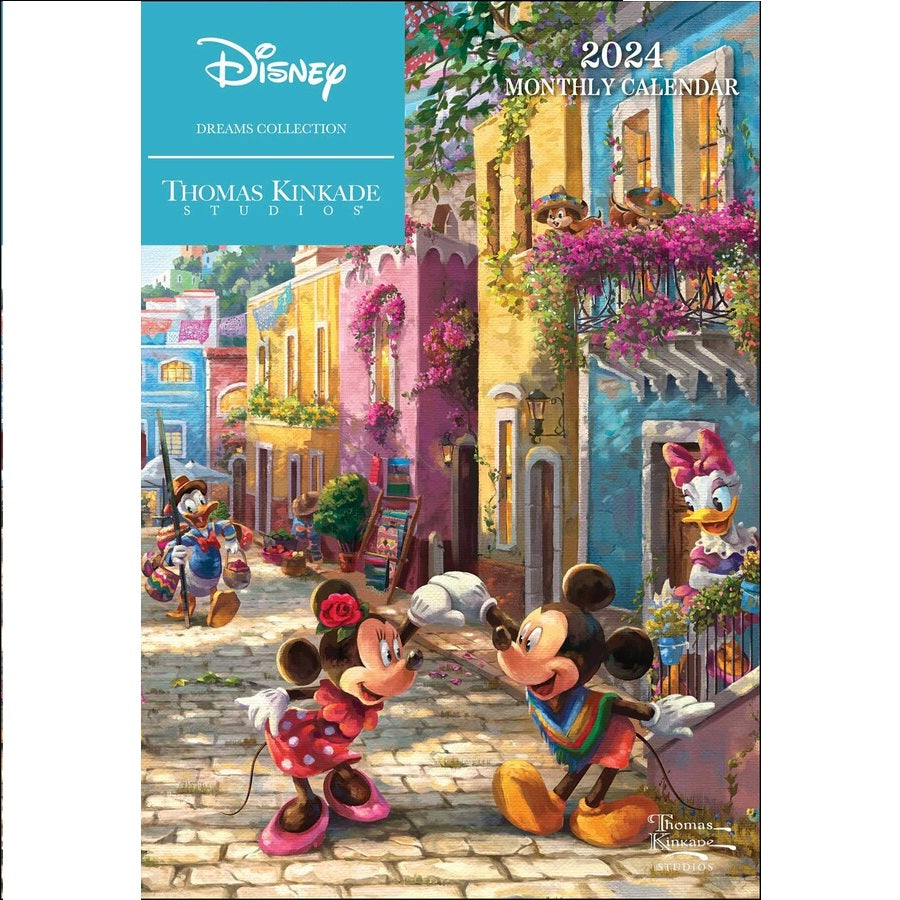 Disney Dreams Collection by Thomas Kinkade Studios: 12-Month 2024 Mont –  Steve's Hallmark