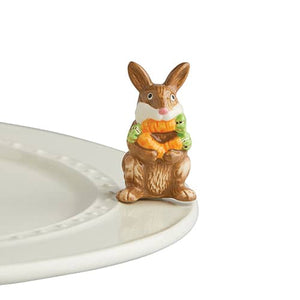 Nora Fleming Mini Funny Bunny with Carrots